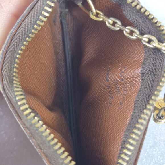 Louis Vuitton LV Coin Purse Pochette Cles Brown Monogram defect 2553698 - Picture 9 of 9